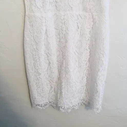 BB Dakota NWT  x Steve Madden | Cara High Neck White Lace Cocktail Dress