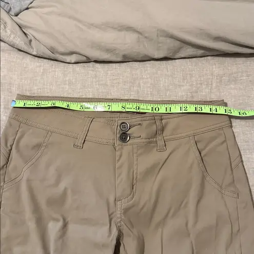 prAna Women’s Tan Adjustable Transitional Hiking Pants