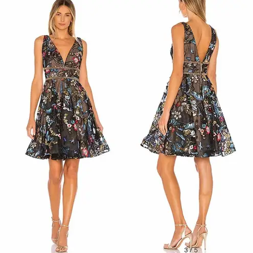 Bronx and Banco Paradise Flare Sequins Mini Formal Dress Size US 4