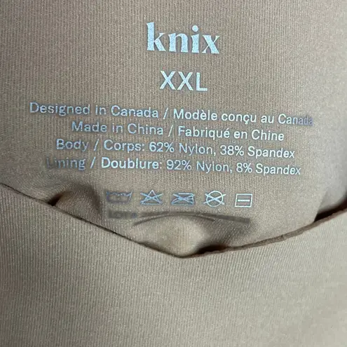 Knix Leakproof Nursing Tank Top Cami Camisole Beige Nude womens XXL 40 New Tan