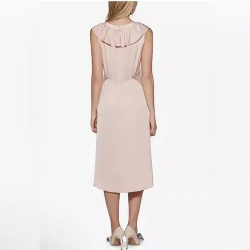 Avec Les Filles NWT Lace Insert Midi Dress