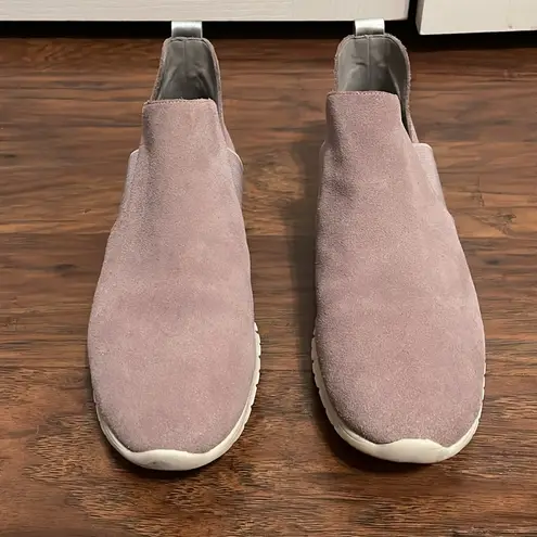 Cole Haan  Zero Grand Slip on Suede Boots in Twilight