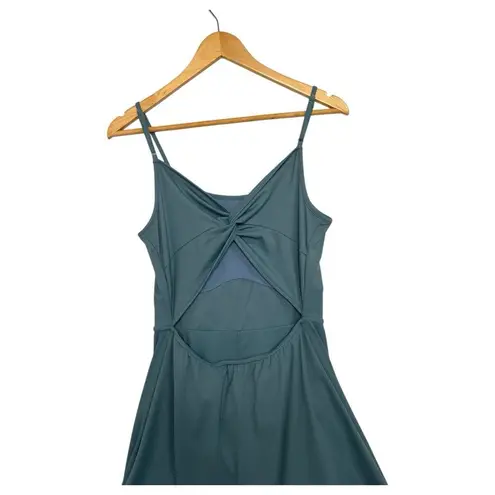 Jack Smith Tennis Dress Womens Small Green Open Back Shorts Athletic Golf Sports