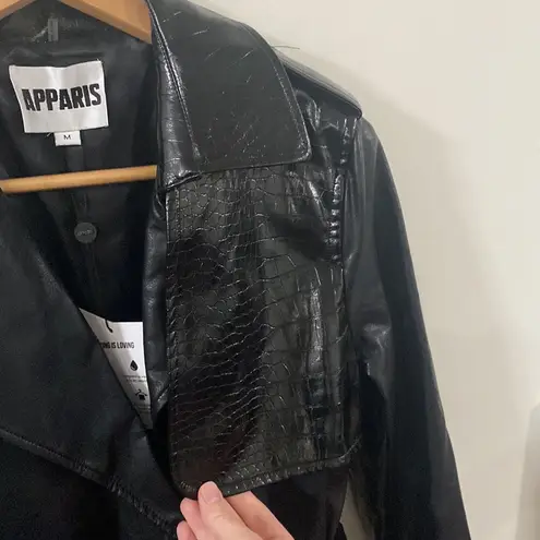 Apparis Priya Black Crocodile