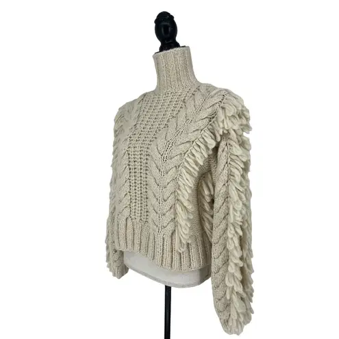 Ulla Johnson Alpaca Amore Pullover Sweater In Cream