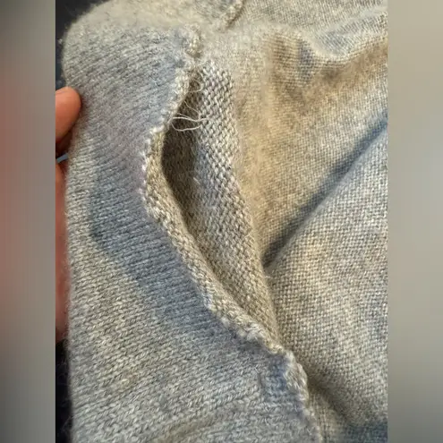 Gray Knit Sweater Dress with Pocket 100%Cashmere Size M Size M