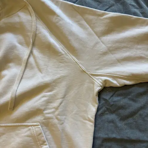 Zadig & Voltaire  White Hoodie with Gold Skull Design