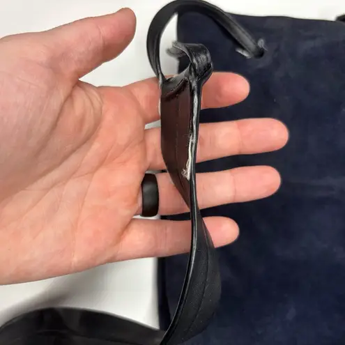 All Saints Freedom Hobo Slouchy Blue Handbag