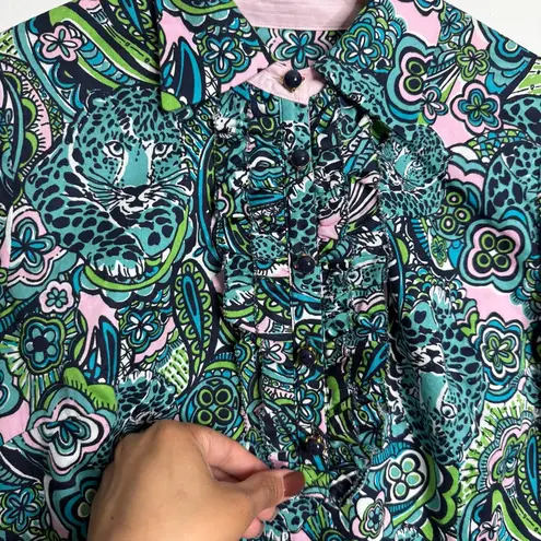 Lilly Pulitzer  Master of the House Sabine Jaguar Printed‎ Dress Size 6