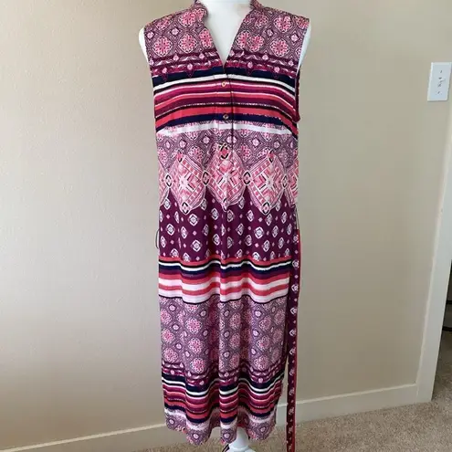 Donna Morgan Size 12 Retro Style Sleeveless Dress NWOT (J19)