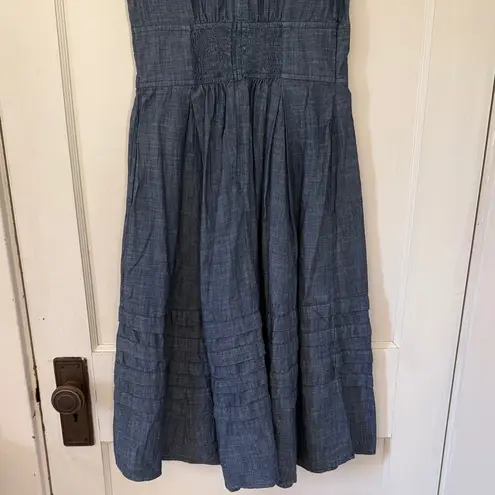 Eshakti XS/S Classic Blue Midi Dress