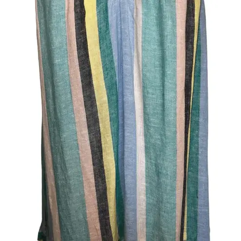 Rails Ruffled Hem Sleeveless Jamica Stripe Ari Dress Lined EUC Size XS