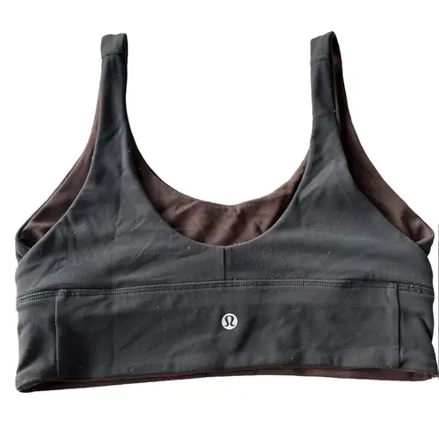 Lululemon  Women’s 8 Align Reversible Sports Bra
French Press  Brown And Black