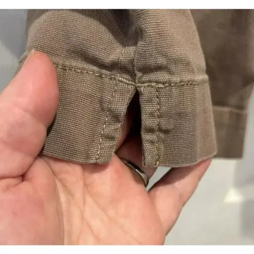 J Jill Shorts Women’s Size 16‎ Tan Stretch Cotton Knit 12” Inseam Brown