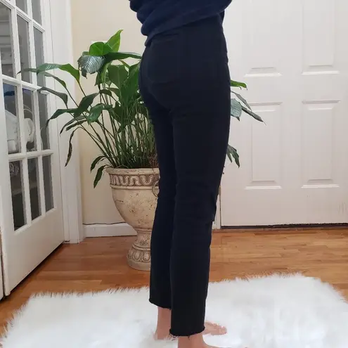 Equipment x Kate Moss Black Warren Raw Hem Skinny Jean See Description