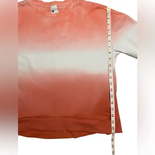 All In Motion Pink and White Ombre Crewneck Sweatshirt