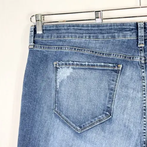 NYDJ Not Your Daughters Jeans Plus Size 22W Capri Crop Distressed High Rise 1444