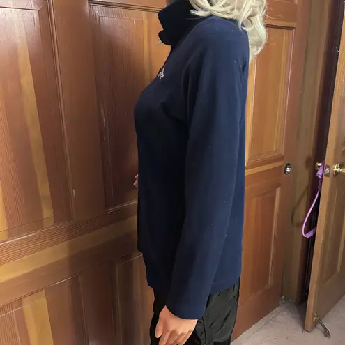 Denver Broncos navy blue pullover fleece