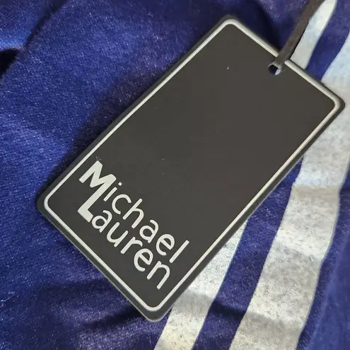 Michael Lauren Navy Zip-Up Hoodie Sweatshirt Size Medium NWT Revolve Blue Hoodie