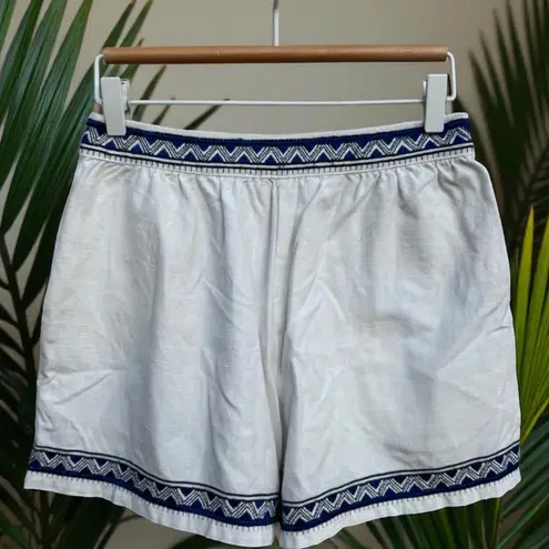 Maje Paris Summer Cotton Embroidered Resort Shorts