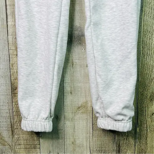 Danskin Size XS Gray/White Fleece Joggers w/Stretch Waistband w/Front Pockets Gray