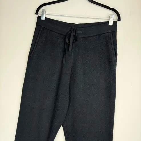 Zyia Active Womens Black Soft n Warm Joggers Sz Large Ribbed Cozy Knit