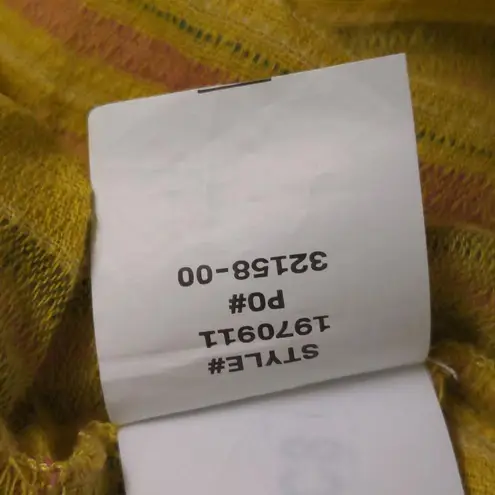 prAna Little Palm Cami Leapfrog Stripe (Yellow/Pink/Green) Tank Top Organic S