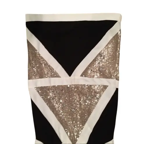 Glamorous  Sequin Colorblock Dress