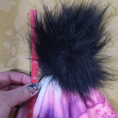 NFL  Crucial Catch Chicago Bears Tie Die Lined Beanie with 4" faux fur poof