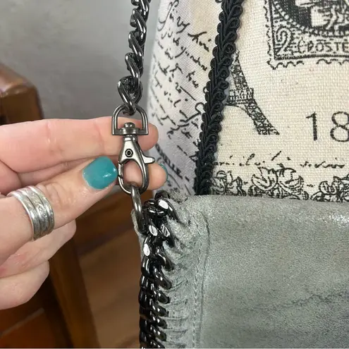 Dorse In Pelle Distressed Metallic Italian Leather Gun Metal Crossbody Silver