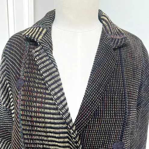 Deborah Cross Vintage Textile Wearable Art Jacket Blazer Small Medium