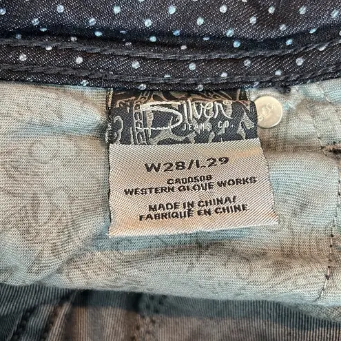 Silver Jeans 3/$15 SILVER polka dot suki super skinny jeans
