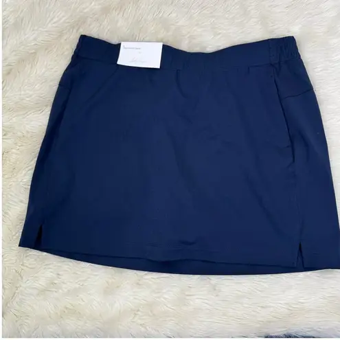 Lady Hagen  Perforated Dark Navy Golf Tennis Activewear Skort Size L NWT