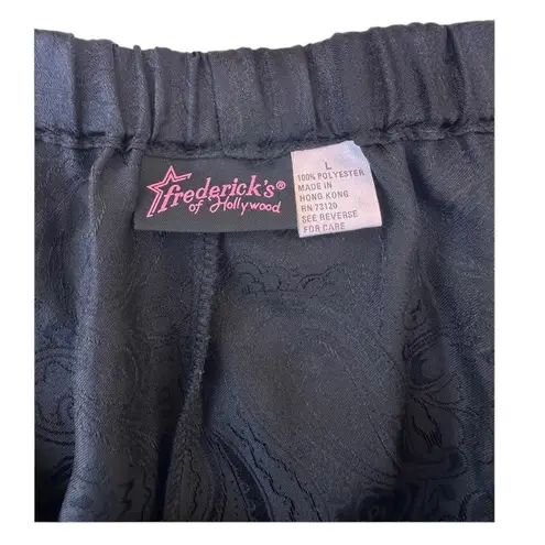 Frederick's of Hollywood Frederick’s of Hollywood Black Pajama Boxer Style Shorts Large