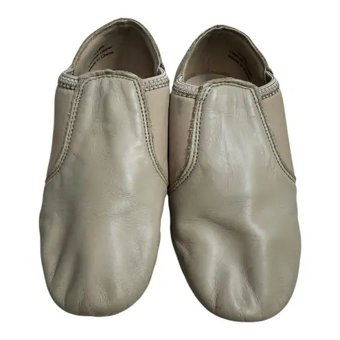 Capezio Split Sole Jazz Shoes Tan 11M Little Kid Runs Small Preowned