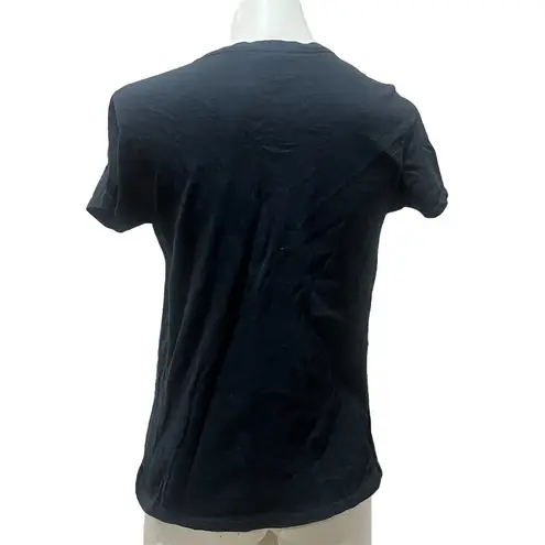 Zion Rootswear Johnny Cash Graphic T-Shirt Black Unisex M Music Rock Country V-Neck