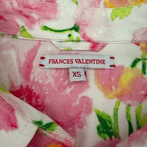 FRANCES VALENTINE Women's Isabella Belted Dress Poppy Size XS $498 Pink