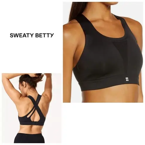 Sweaty Betty New.  black sports bra. 32C. Retails $80