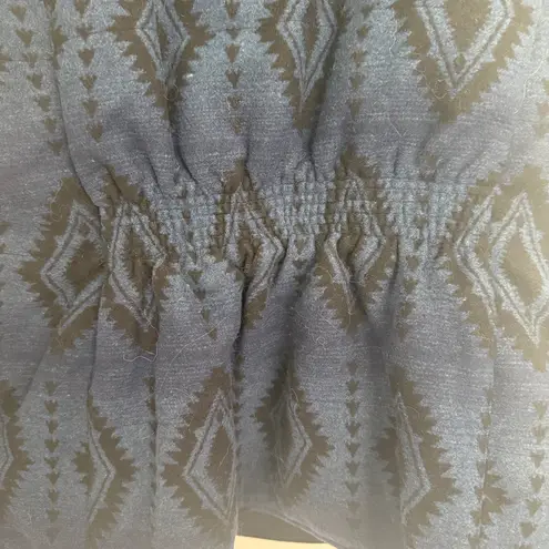 Powder River Outfitters Women’s Blue and Black Patterned Vest 2XL Size 2X