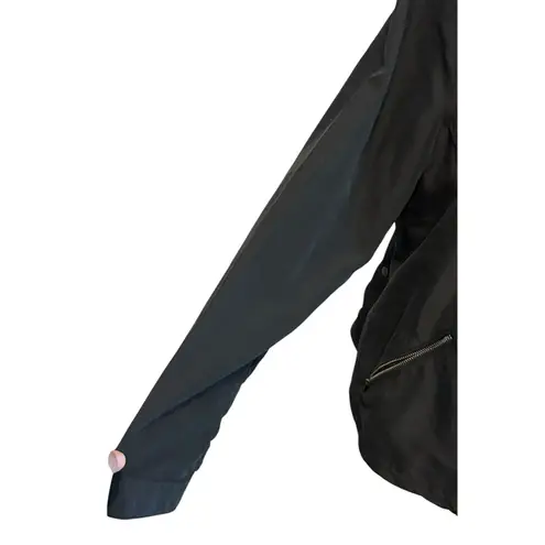 Calvin Klein Jeans Size XL Black Blazer Bolero Jacket Short Pockets Open Front