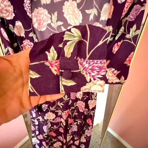 Flynn Skye floral bohemian whimsygoth high neck cottagecore open back dress NWT S