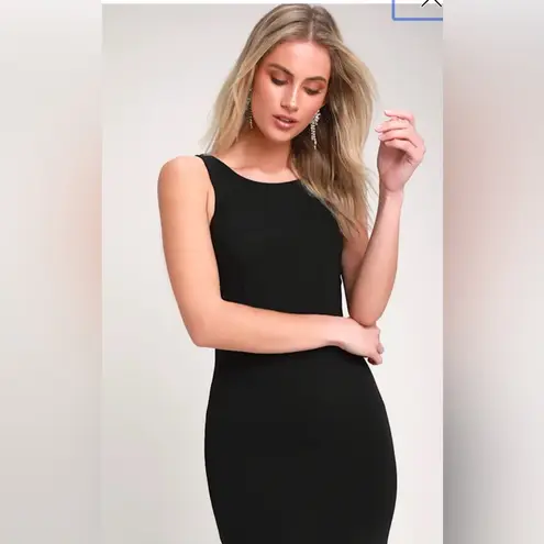 Lulu's Classic Black Maxi Dress Size XS