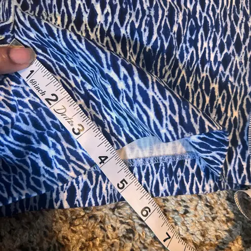 Kenar Blue Print Shorts Casual Everyday Size 6