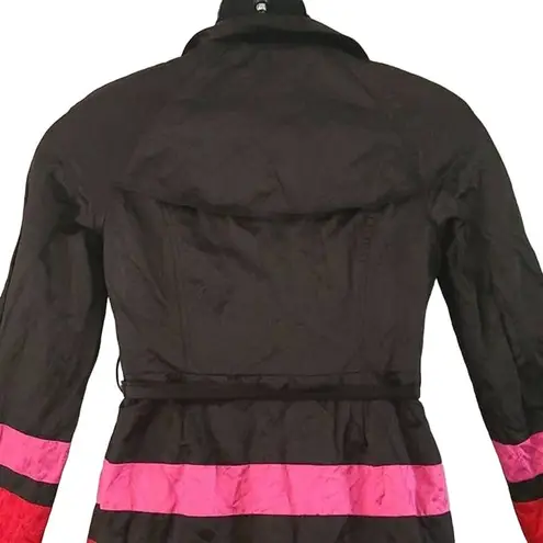 INC International Concepts Trimmed Belted Trench Coat