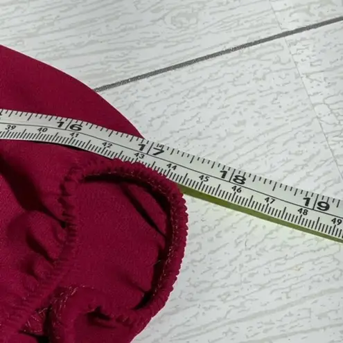 About A Girl Burgundy V Neck Relaxed Blouse Size 1X