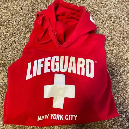 Lifeguard New York Women’s Men’s Hoodie Sweatshirt Size Small