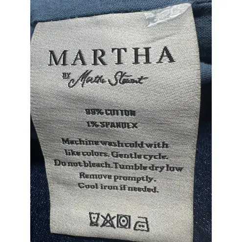 Martha Stewart weekend jean lined jacket dark indigo Blue Size XS