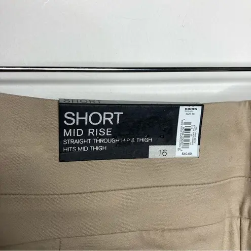 Apt. 9 NWT  short midrise shorts size 16