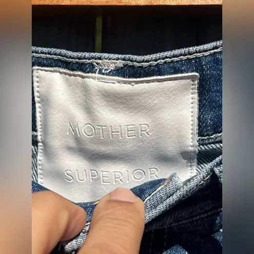 MOTHER The Dutchie Frayed Shorts in the My Treat wash Blue Size 25