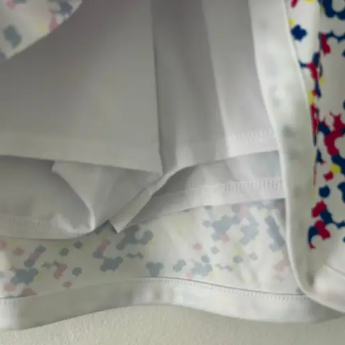 Ben Hogan Women's Geo Printed Performance Golf Skort Activewear Skirt XL New White